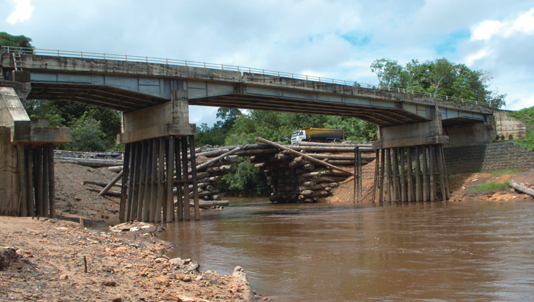 Repair on Existing Maruwai Bridge(1)-(3)Indonesia in Central Kalimantan